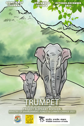 Cover page of Trumpet – Quarterly Journal – Volume – 2, Issue – 3, October – December 2021