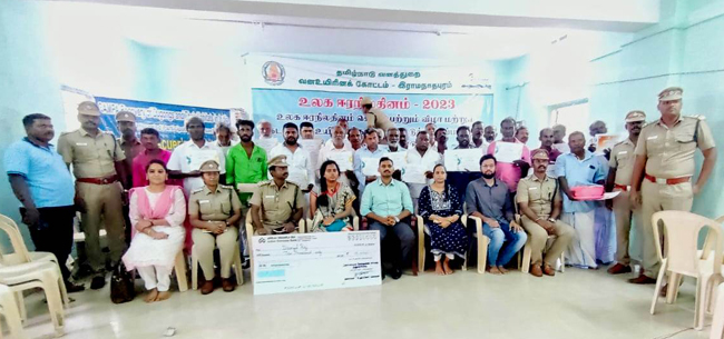Felicitation of the rescuers on the occasion of the World Wetland Day Felicitation of the rescuers on the occasion of the World Wetland Day