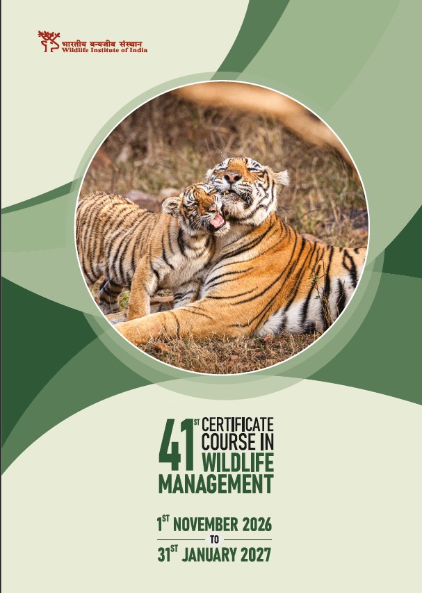 Cover Image of 41st Certificate Course in Wildlife Management (1 November, 2026 - 31 January, 2027)
